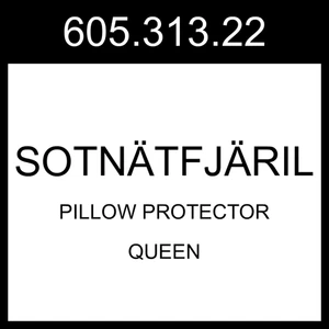 IKEA SOTNATFJARIL SOTNÄTFJÄRIL Pillow Protector Queen 605.313.22 - Picture 1 of 1