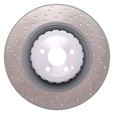 For Mercedes-Benz CL63 AMG 08-14 Brake Rotor DFC Hi-Carbon Alloy GEOMET Dimpled - Image 1 of 4