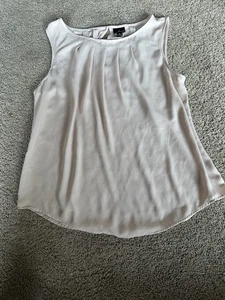 Worthington Mujer’s Blusa Tank Mediana Rubor Rosa Gasa - Imagen 1 de 8