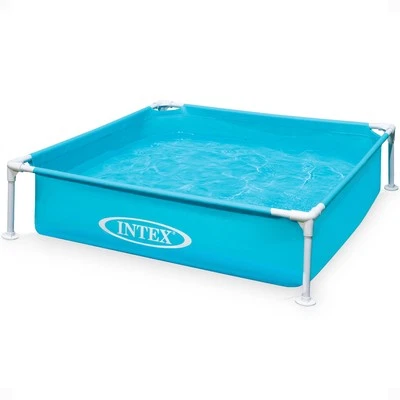 Intex Mini Frame Kiddie 4 x 4 Fuß Anfänger Frame Pool, blau (offene Box) (4er Pack) - Bild 1 von 4