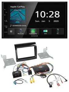 Kenwood Bluetooth Lenkrad DAB USB 2DIN Autoradio für Fiat Citroen Peugeot Infoad - Bild 1 von 12