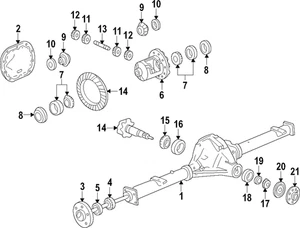 Genuine Ford Pinion Gear FL3Z-4215-E - Picture 1 of 5