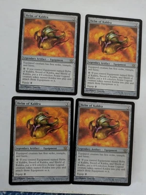 4 Helm of Kaldra 5th Dawn MTG NM Free shipping with tracking - Image 1 of 2