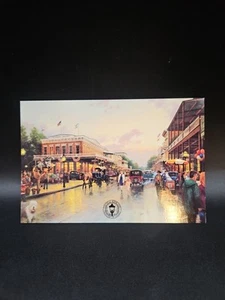 Thomas Kinkaid Main Street Celebration Händler Postkarte - Bild 1 von 3