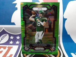 🏈2023 Panini Prizm Green Pulsar Aaron Rodgers #227 - Picture 1 of 3