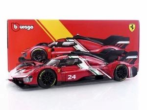BBURAGO 1/18 - FERRARI 499P 3.0L TURBO V6 MODIFICATA - 2024 16302R - Foto 1 di 13