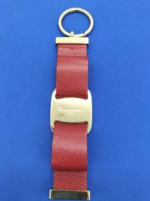 Salvatore Ferragamo Vara Ribbon Red Keyring - Image 1 of 4