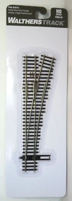 Walthers Track 948-83014 Code 83 Nickel Silver DCC Friendly #4 RH Turnout/Switch - Image 1 of 4