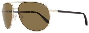 Corsa Pilot Sunglasses Marko C01 Light Gold/Carbon Fiber Polarized - Picture 1 of 1