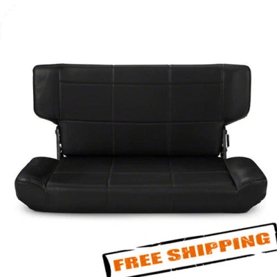 Smittybilt 41515 Fold & Tumble Black Rear Seat for 1997-2006 Jeep Wrangler TJ Foto 1 de 4