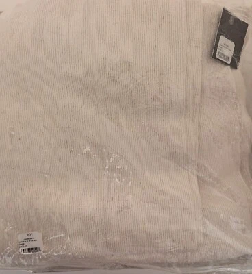 NEW Restoration Hardware Seta Raw Silk Faille Drapery RP 50"x 96” Natural - Image 1 of 4