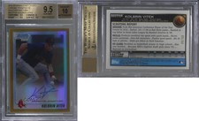 2010 Bowman Draft Chrome Prospects Gold Refractor /50 Kolbrin Vitek BGS 9.5 Auto