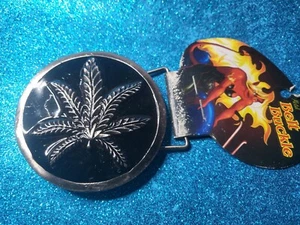 MULL LEAF 🎁 Belt Buckle 7cm 🎁 FREE POST - Bild 1 von 2