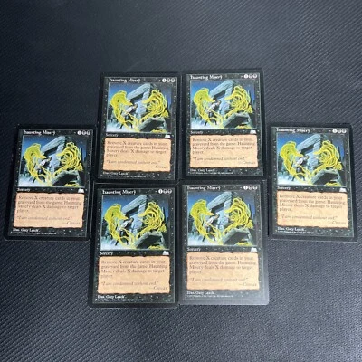 Haunting Misery Weatherlight MTG Magic the Gathering Black Playset English 6 - Image 1 of 4