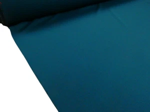 10 metres DARK TEAL BLUE Weave Upholstery Cushion Curtain Fabric - Picture 1 of 3