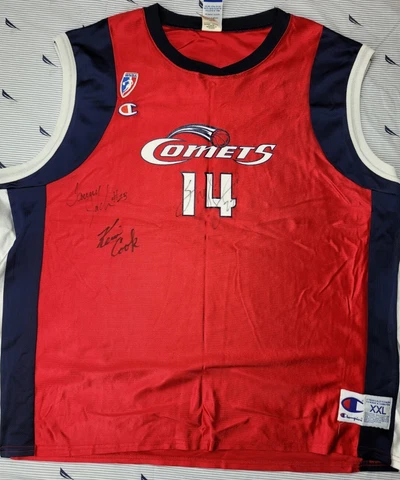 Vtg Champion WNBA Houston Comets Cynthia Cooper #14 Jersey Size XXL TEAM SIGNED! Cover
