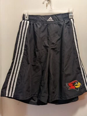 Pantalones Cortos de Gimnasio Louisville Cardinals Niños 10-12 Negros Adidas 10 Pulgadas Foto 1 de 4