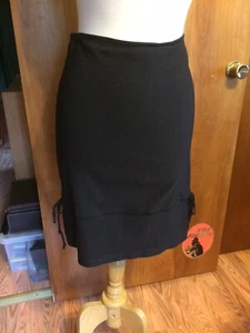 Charlotte Russe Vintage Stretch Black A-Line Skirt size Small. - Picture 1 of 10