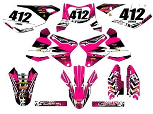 2005-2023 DRZ 400 SM MAYHEM Pink Senge Graphics Kit Compatible with Suzuki - Picture 1 of 10