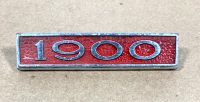 Opel Manta 1900 emblema para-lama dianteiro logotipo emblema placa símbolo OEM 1970 Swinger A - Imagem 1 de 4