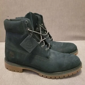 Timberland Hombres 6 Pulgadas Impermeable 400 Gramos Nubuck Botas Jade Verde Talla 11M - Imagen 1 de 12