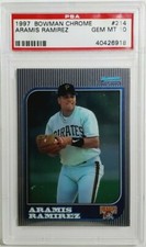 1997 Bowman Chrome #214 Aramis Ramirez Rookie Card RC PSA 10 Gem Mint Cubs