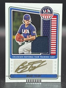 2023 Panini USA Stars Stripes BRADY TYGART Auto Jersey Gold Autograph