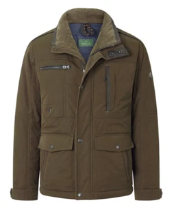 CHARLES COLBY Herren Steppjacke oliv warm Z00101 Größe 50 60 62 NEU HR67 - Bild 1 von 16