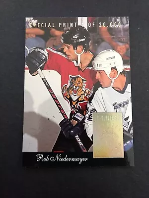ROB NIEDERMAYER 1993-94 DONRUSS PREMIER EDITION #I FLORIDA PANTHERS 1 of 20,000 - Image 1 of 2