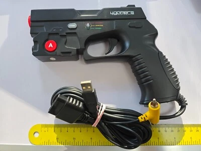 SONY PLAYSTATION 2 1 PS2 PS1 LIGHT GUN PISTOL BLASTER GAME CONTROLLER G-Con Blk - Image 1 of 2