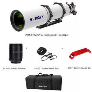 SVBONY SV550 APO Refractor Telescope Apochromatic Triplet 122mm F7 with Case Bag - Picture 1 of 21