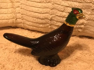 Avon Pheasant 1972 decantador de vidrio completo - Imagen 1 de 9