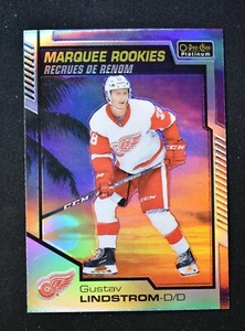 2020-21 O-Pee-Chee Platinum Base Sunset Marquee Rookie #182 Gustav Lindstrom