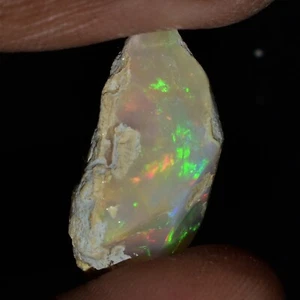Natural White Opal Rough 9.40 CTS, Ethiopian Welo Opal Raw Gemstone For Jewelry - Picture 1 of 6