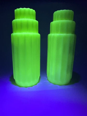 Walter Von Nessen Art Deco Efcolite Skyscraper Custard Glass Sconces Cover