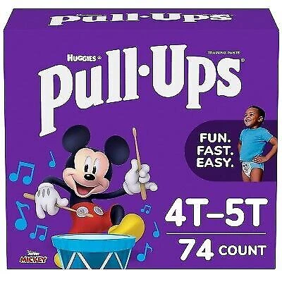 Huggies Pull Ups 4t-5t Boys Training pants 74ct - Multicolor (45270)
