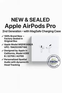 Apple AirPods Pro (2. Gen) mit Lightning MagSafe Ladecase | MQD83AM/A -BN - Bild 1 von 5
