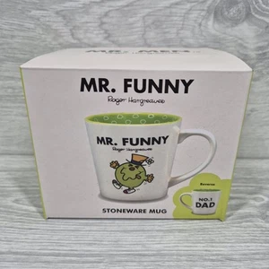Mr Men Mr Funny No 1 DAD Stoneware Mug Roger Hargreaves Brand New Boxed - Picture 1 of 6