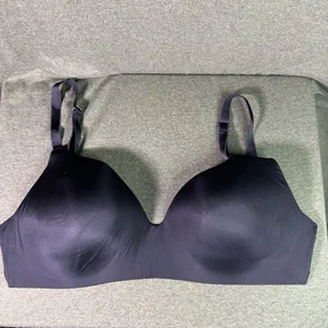 Victoria's Secret Bra 36DD T-Shirt Lightly Lined Wireless Black - Picture 1 of 4