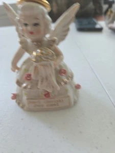 Vintage SR Japan June Birthday Girl Angel Pearl Health Bride Wedding Figurine - Picture 1 of 3
