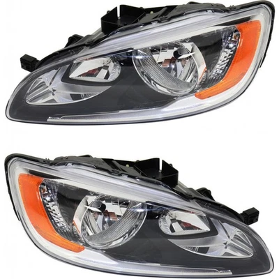 For Volvo V60 Headlight 2015 16 17 2018 Pair Driver & Passenger Side w/Bulbs - Image 1 of 4