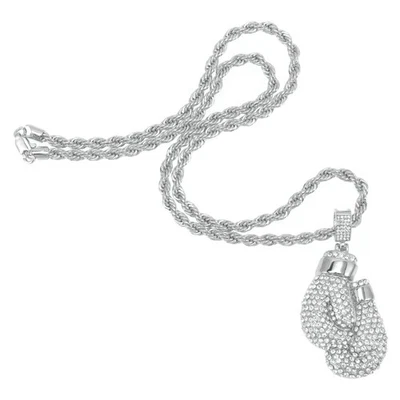  Boxhandschuhe Halskette Boxhanschuhe Anhänger Schmuck Für Männer - Bild 1 von 4