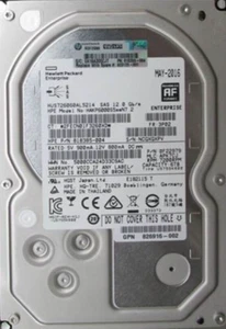 871865-001 HP 3PAR 8000 6 To 7,2 K tr/min 12 Go lecteur SAS LFF K2P96A K2P96B avec plateau - Photo 1/1