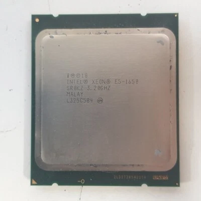 INTEL XEON E5-1650 6C/12T 3.2GHZ 12MB SANDYBRIDGE-EP SR0KZ LGA2011 inc VAT - Image 1 of 2