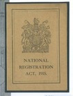 Channel Islands GB JERSEY WW1 National Registration Act Card c1915 Document 93.8