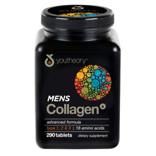 Youtheory ACM00351US Men's Collagen Advanced Dietary Supplement - 290 Count