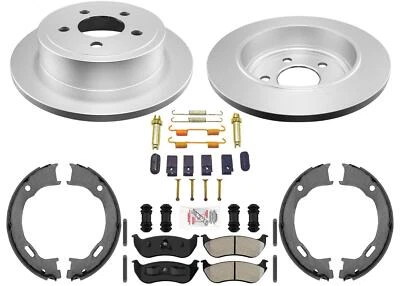 Improved Performance Rear Brake Rotors Brake Pads For 2003-2007 Jeep Liberty - Изображение 1 из 4