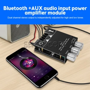 Módulo de placa amplificador de audio ZK-502MT 50W*2 AUX Bluetooth 5.2 tono ajustable - Imagen 1 de 12