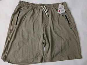 Nayta Muotia Mens Running Shorts Heather Grey Sz 3X Polyester Elastic Waist New - Picture 1 of 9