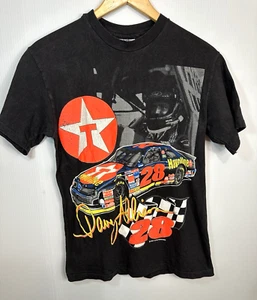 Vtg Hanes shirt Davey Allison #28 Texaco Havoline Racing Nascar Men's SMALL 1993 - Imagen 1 de 9